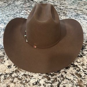 Authentic American Hat Co Western /Steel color size 7 3/8